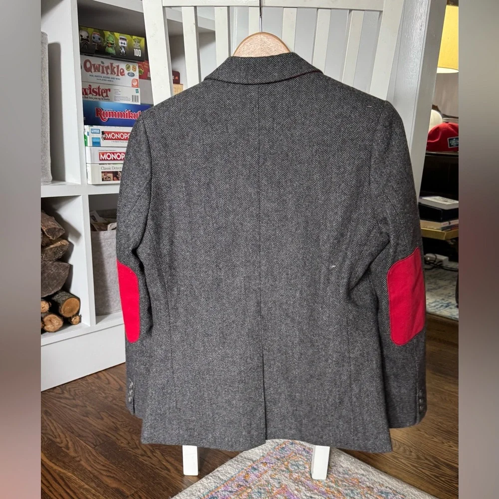 Johnnie B/ Mini Boden Wool Herringbone Sport Coat/ Jacket - Picture 4 of 4